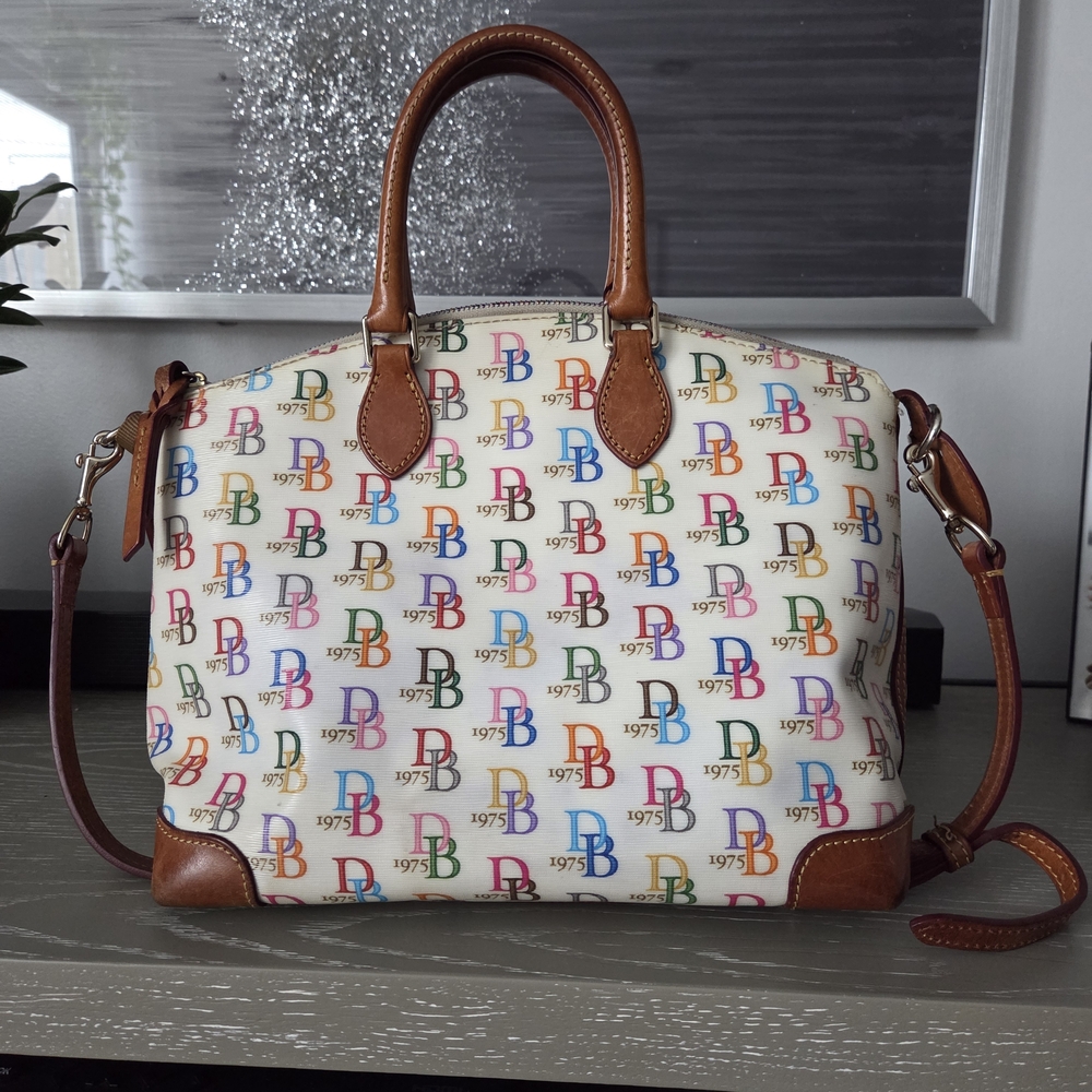 Dooney & Bourke Multicolor Logo Satchel